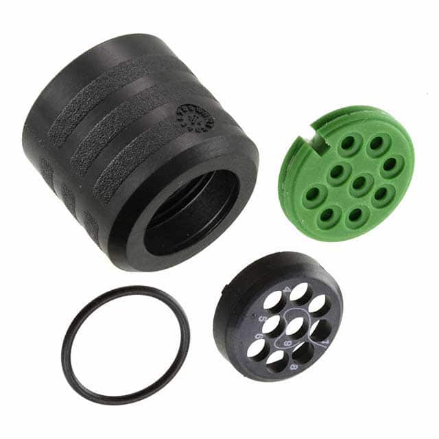 CL112102 CONN BACKNUT 2 BLACK