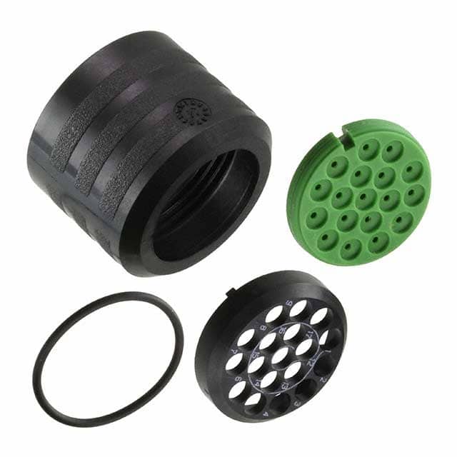 CL113101 CONN BACKNUT 3 BLACK