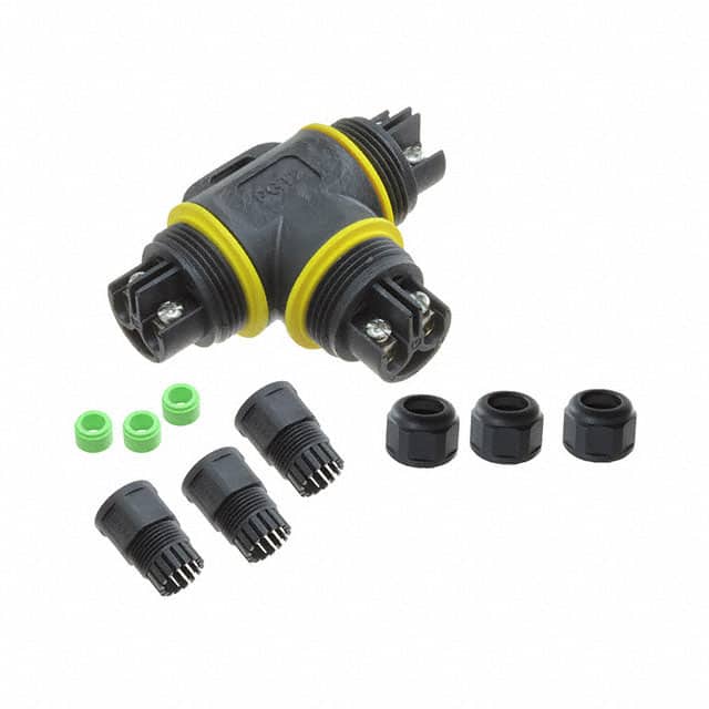 SC-L-ULT2-02-GN CONN CABLE JOINER BLACK/GREEN