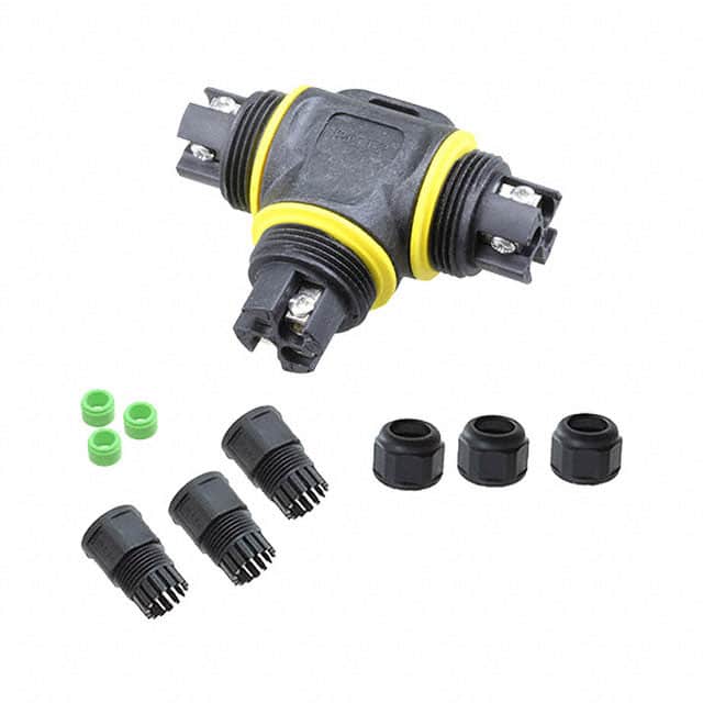 SC-L-ULT2-04-GN CONN CABLE JOINER BLACK/GREEN