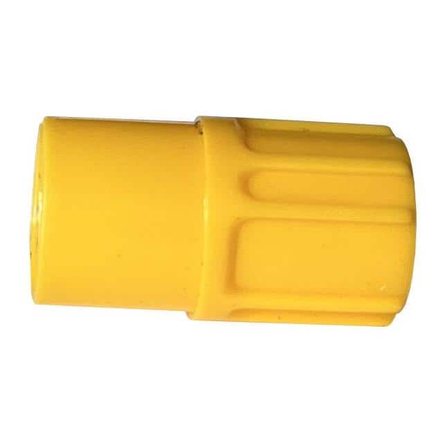 MMI-P1P-BN-Y PLASTIC MALE PLUG BACK NUT SIZE