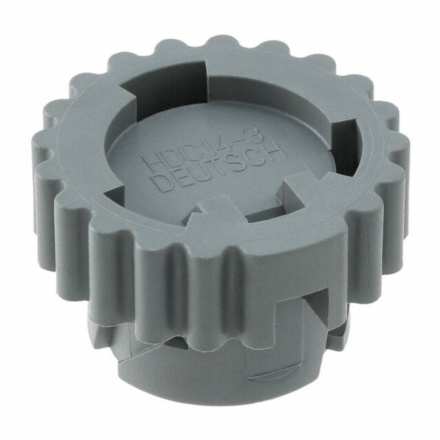 HDC14-3 CONN PROTECTIVE COVER 3 GRAY