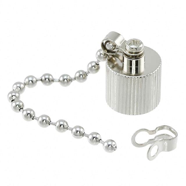 854103M-DC CONN DUST COVER M8 SILVER