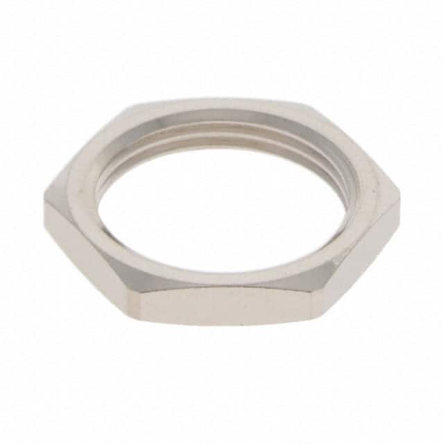 GEA.1E.240.LN CONN HEX NUT SILVER