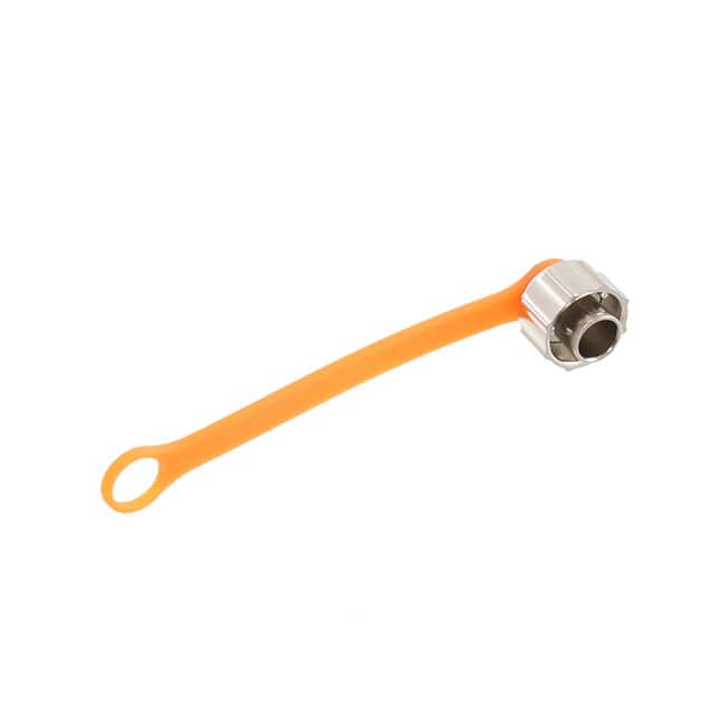 DCA-ACR-12-M-1 CONN DUST COVER 12 ORANGE/SILVER