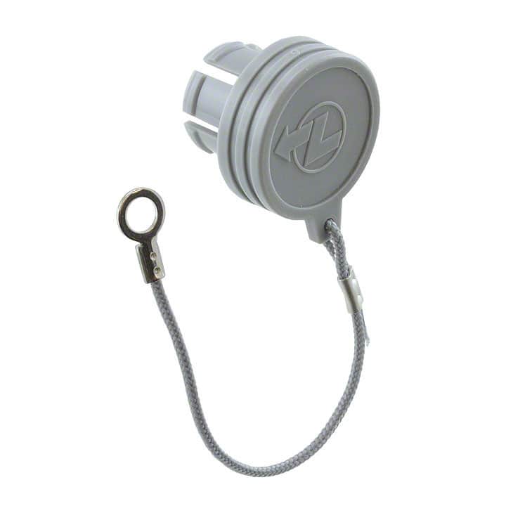 BRA.2B.200.PCSG CONN BLANKING COVER GRAY
