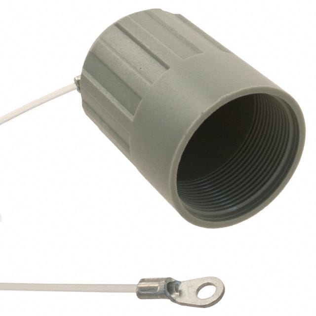09150005401 CONN COVER GRAY R15 THERMOPLSTIC