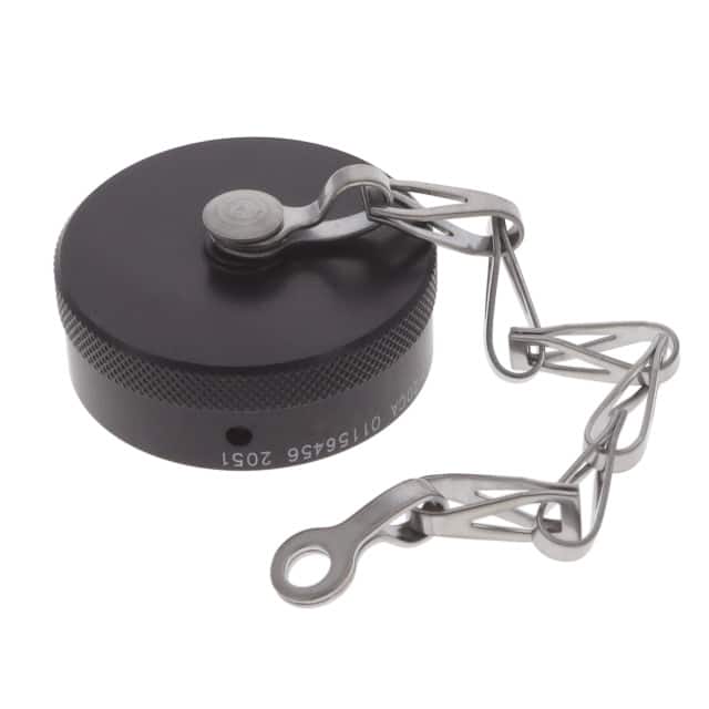 JANMS3181-20C-A ANODIZED BLACK RECEPTACLE CAP