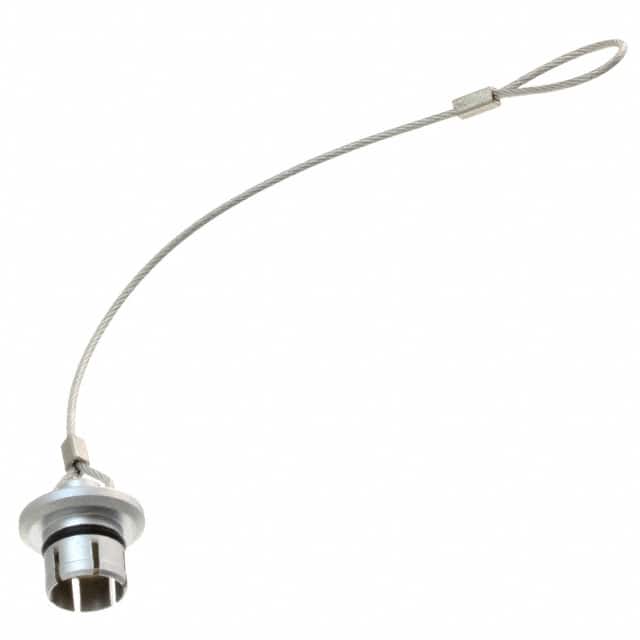 821B-DC CONN DUST COVER SILVER