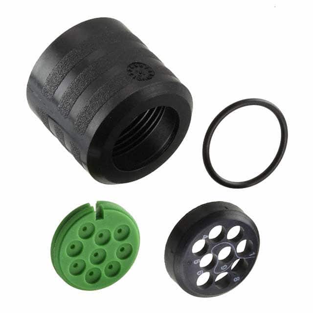 CL112101 CONN BACKNUT 2 BLACK