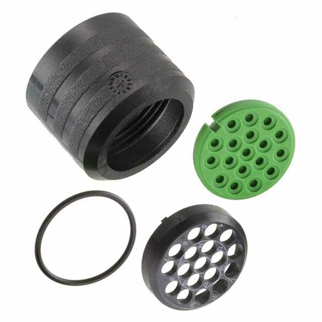 CL113102 CONN BACKNUT 3 BLACK
