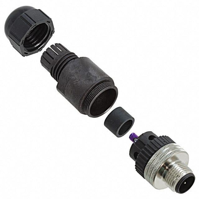 0848549318 CONN TERMINATOR M12-5 BLACK