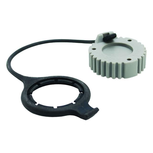 AHDC169-T CONN COVER GRAY 9POS STRAP