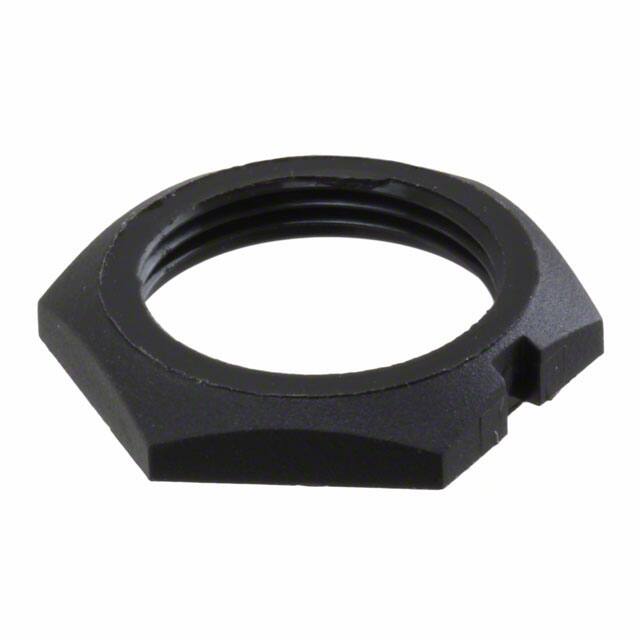 6291 CONN HEX NUT BLACK