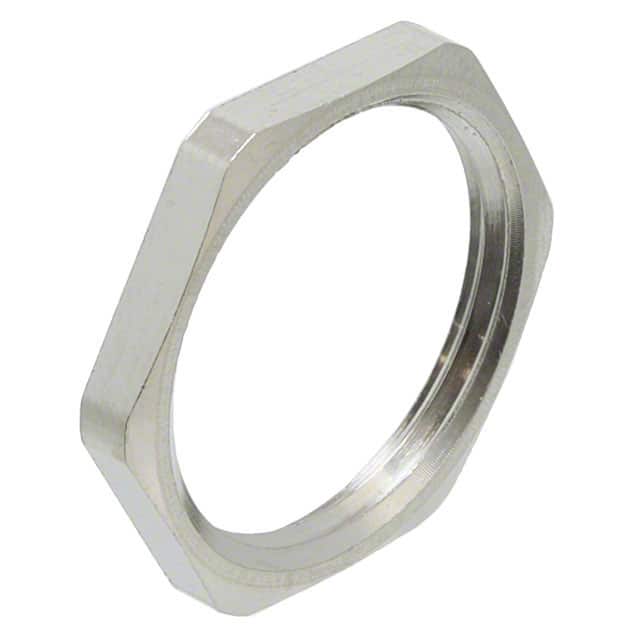 1539143 CONN HEX NUT SILVER