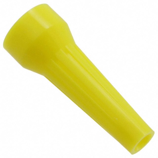 GMA.1B.030.DJ CONN STRAIN RELIEF YELLOW