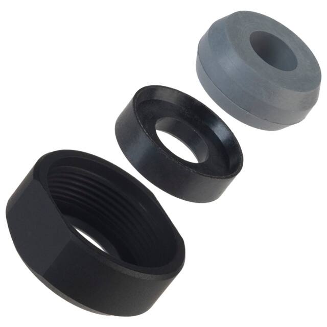 JR13WCCA-6 CONN STRAIN RELIEF 13 BLACK