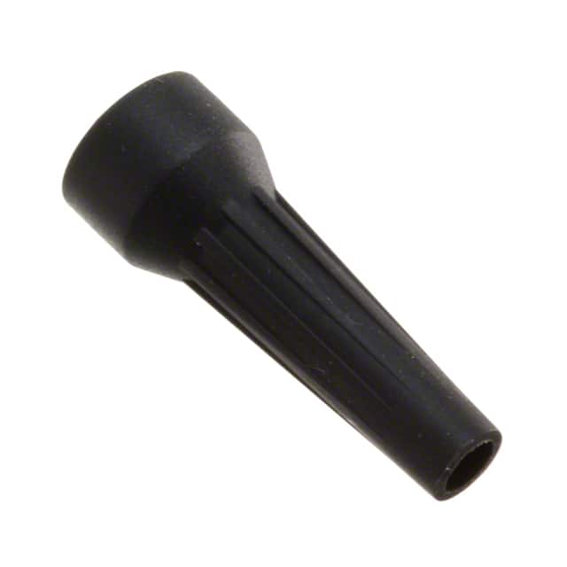 PLBR00350 CONN STRAIN RELIEF BLACK