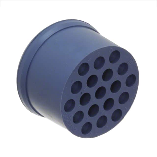 CIRP2214GPL CONN GROMMET GRAY