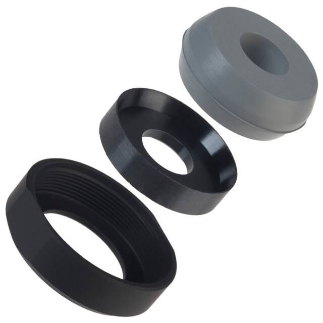 JR25WCCA-10 CONN STRAIN RELIEF 25 BLACK