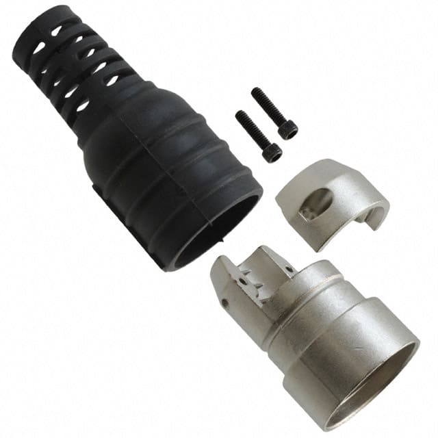 MA4FSR-A12.8 CONN BOOT BLACK 12.8MM DIAM