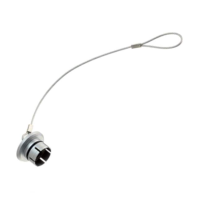822B-DC CONN DUST COVER SILVER