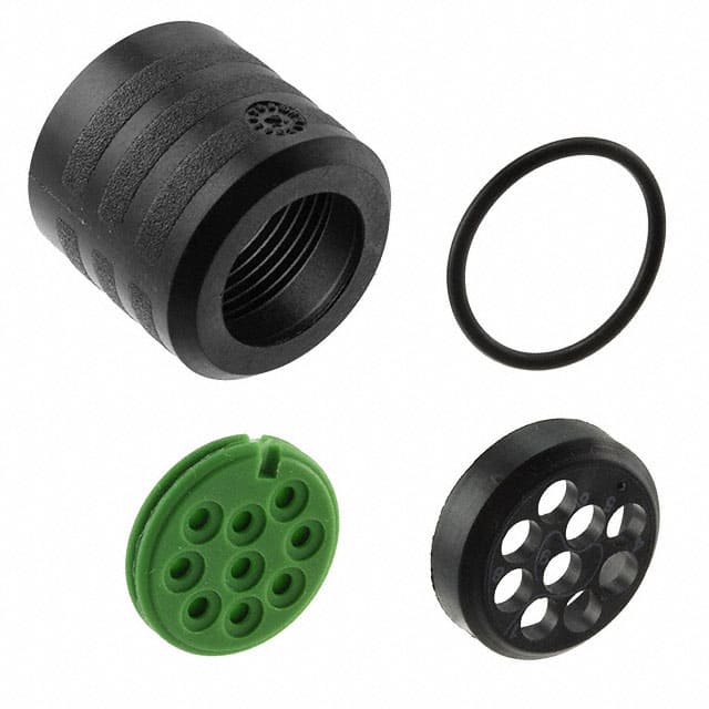 CL111202 CONN BACKNUT 1 BLACK