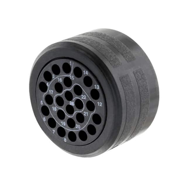 CL114102 CONN BACKNUT 4 BLACK
