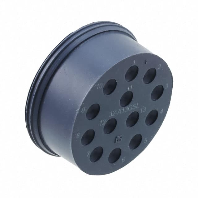 CIRP32A13GSL CONN GROMMET GRAY