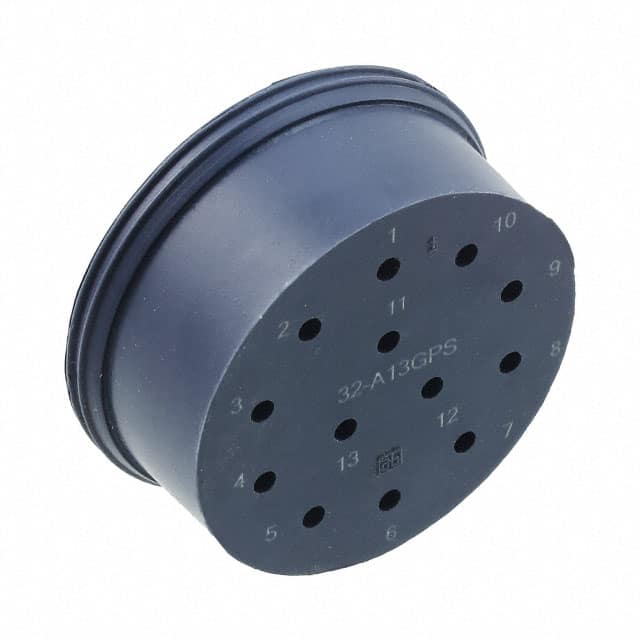 CIRP32A13GPS CONN GROMMET GRAY