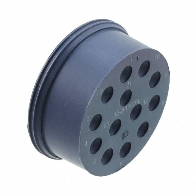 CIRP32A13GPL CONN GROMMET GRAY