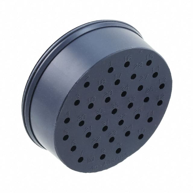 CIRP40A35GPS CONN GROMMET GRAY