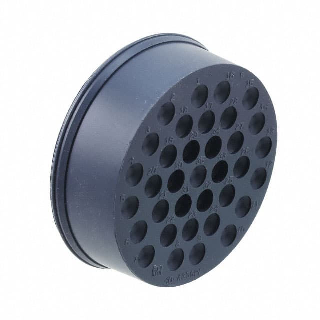 CIRP40A35GPL CONN GROMMET GRAY