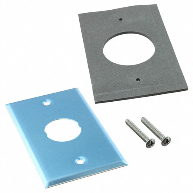 IAEFP1 CONN FACEPLATE SILVER