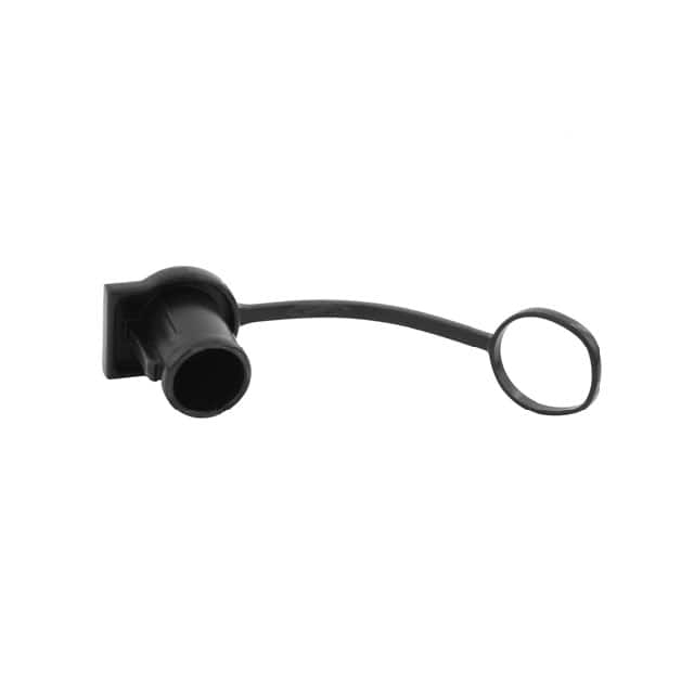 UTL12DCG CONN DUST COVER 12 BLACK