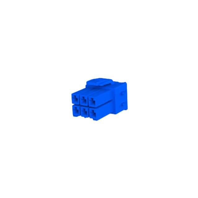 368576-6 CONN PLUG HSG 6POS 3.96MM
