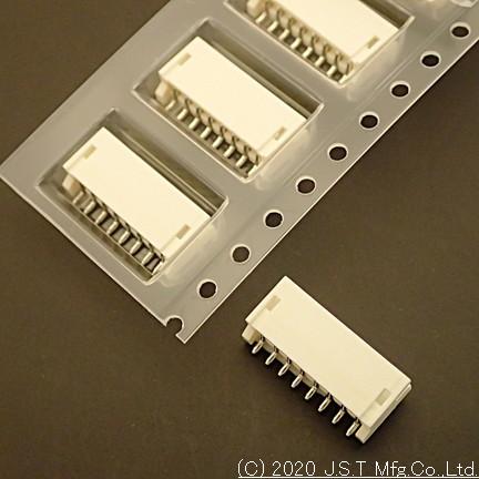 S8B-ZR-SM2-TF The JST Corporation S8B-ZR-SM2-TF is an 8-position connector with a 1.5mm pitch. It features a surface-mount, side-entry configuration.