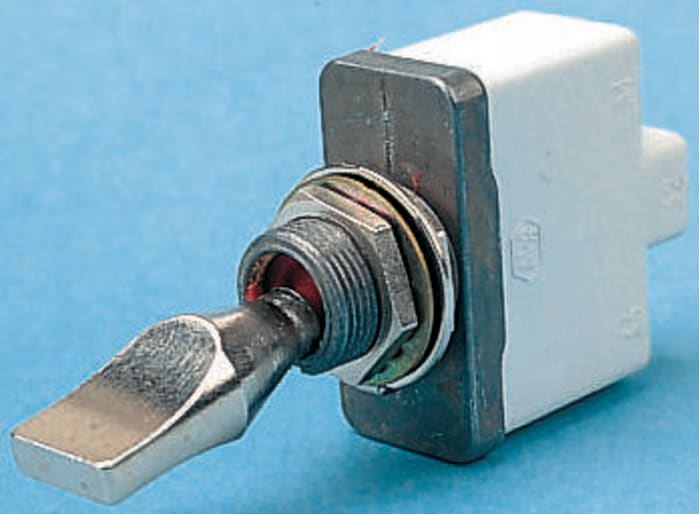 3539-003N00 The APEM 3539-003N00 is a panel mount toggle switch with an SPST contact configuration. It features a 15A contact current rating and operates at up to 28V DC or 250V AC.