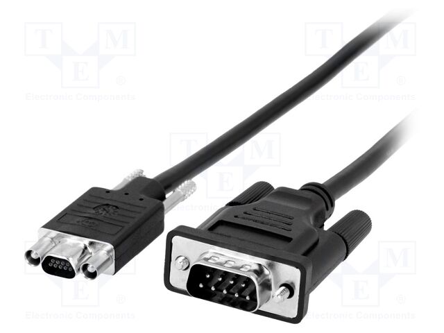 83421-9036 This Molex 83421-9036 is a cable assembly with a D-Sub 9-pin plug and a Micro D-Sub 9-pin socket. It features PVC insulation and a length of 0.46 meters.