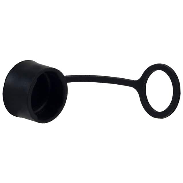 HR30-6R-C(71) CONN COVER 6 BLACK
