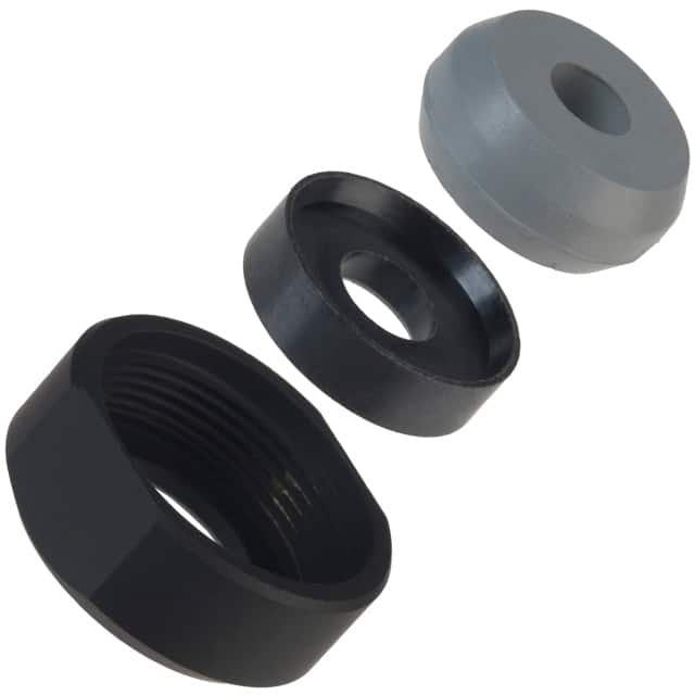 JR13WCCA-5 CONN STRAIN RELIEF 13 BLACK