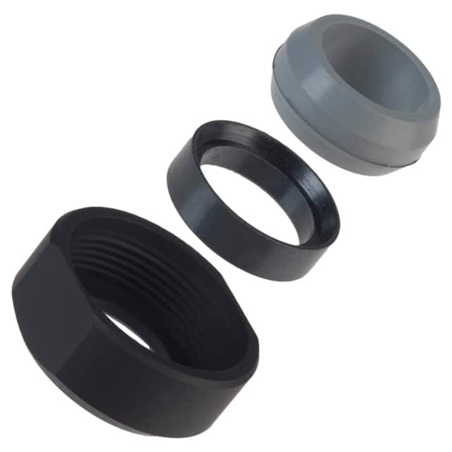 JR13WCCA-10(71) CONN STRAIN RELIEF 13 BLACK