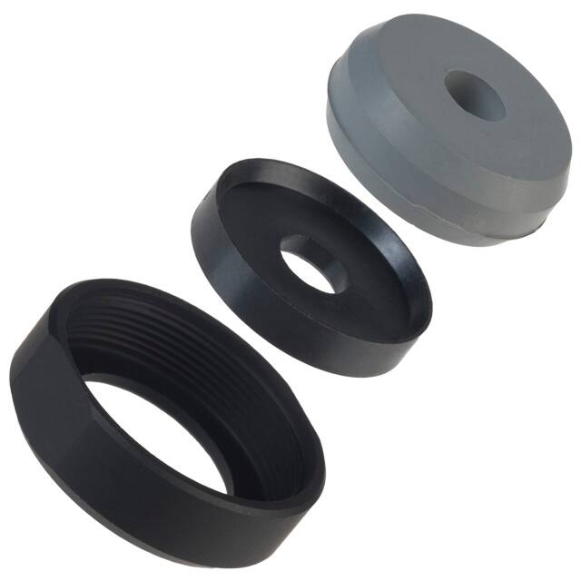 JR21WCCA-6(71) CONN STRAIN RELIEF 21 BLACK