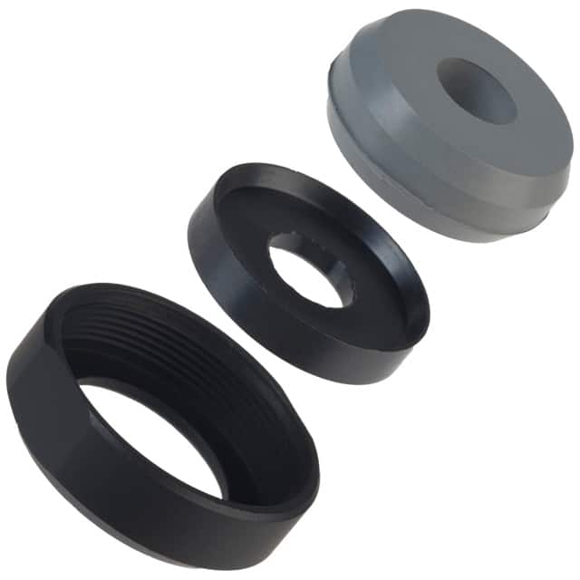 JR21WCCA-8(71) CONN STRAIN RELIEF 21 BLACK