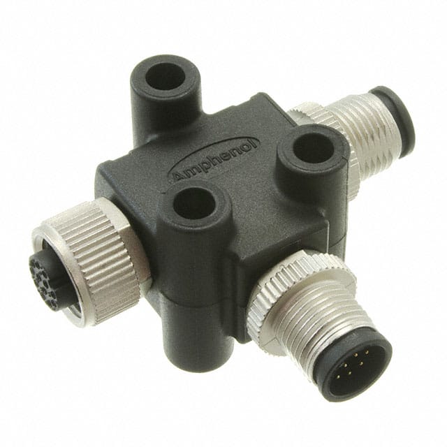 TA-A12M-A12M-A12F-01 CONN T-ADAPTER 12P-12/12P M-F/M