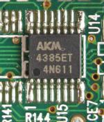 AKM4385ET The AKM4385ET is a 24-bit 2 channel DAC integrated circuit manufactured by Asahi Kasei Microdevices. It operates in the audio frequency range and comes in a TSSOP-16 package.