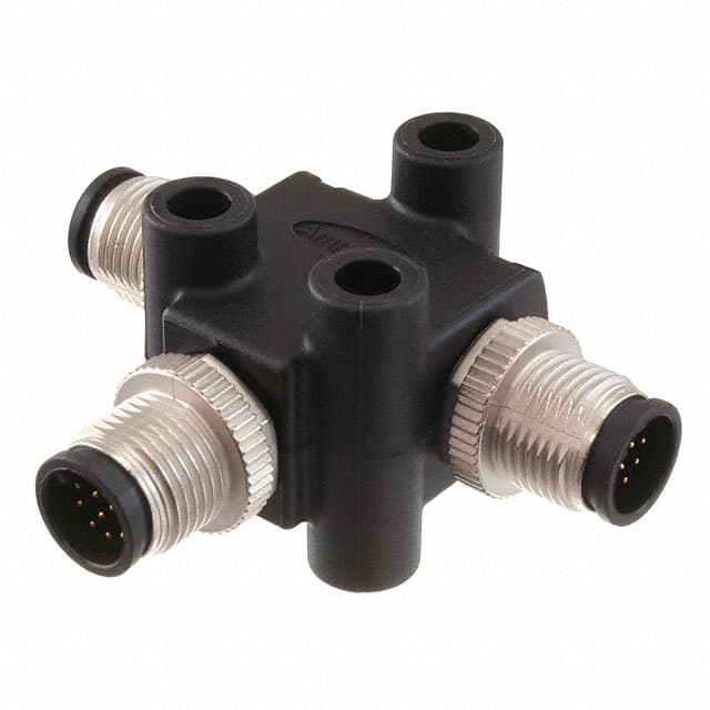 TA-A12M-A12M-A12M-01 CONN T-ADAPTER 12P-12/12P M-M/M