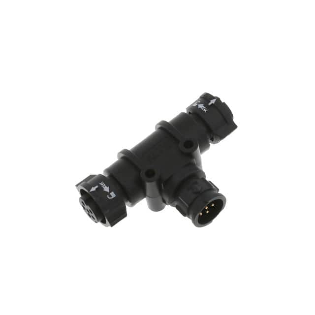 AB-CB-060606-MFF-TQ001 CONN T-ADPT 6P-6/6P M-F/F INLINE