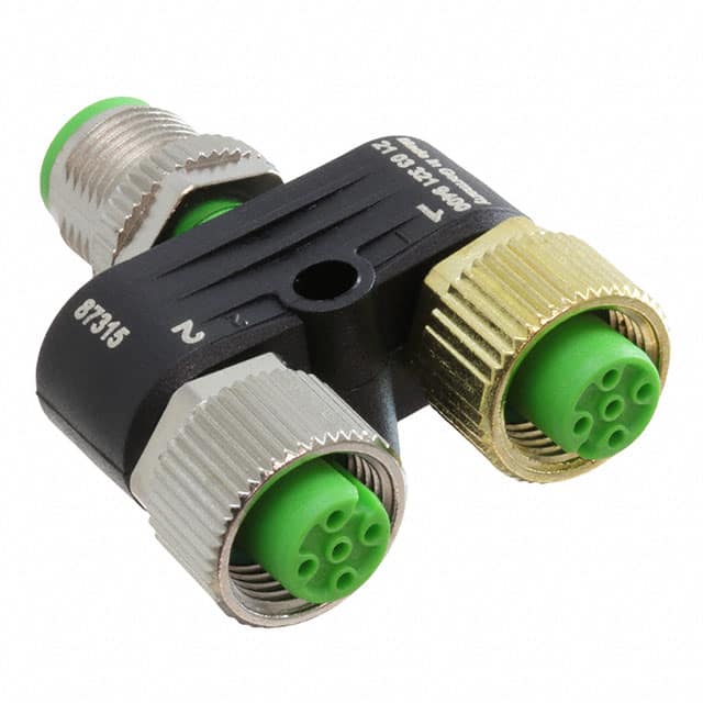 21033219400 CONN Y-ADPT 5P-5/5P M-F/F INLINE