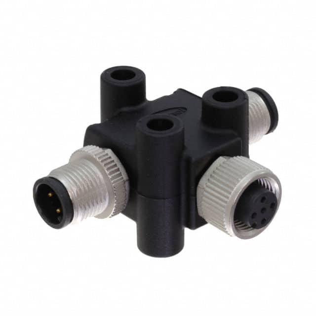 TA-A03F-A03M-A03M-01 CONN T-ADPT 3P-3/3P F-M/M INLINE